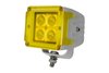 RS4L3X316W-W Marine-Series 3x3 in. 16W - 4-LED Cube Docking Spreader Light, w/ Optional Amber Anti-Fog Cover, White - image 3