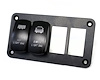 RS4PRS Aluminum Rocker Switch Mounting Panel, Fits 4 Rocker Switches - image 1