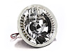 RS5RH4LED-W 5.75 in. Diamond Cut H4 Conversion Lens, w/ Recessed LED Halo, White - image 1