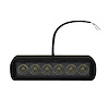 RS6IQ24W 6 x 1.5 in. 24W - Rectangle IQ-Series Auxiliary LED Flood Beam Light, Industrial-Grade Quadruplex Optical System - image 1