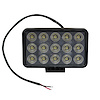 RS6IQ60W 6 x 3.75 in. 60W - Rectangle IQ-Series Auxiliary LED Flood Beam Light, Industrial-Grade Quadruplex Optical System - image 1