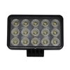 RS6IQ60W 6 x 3.75 in. 60W - Rectangle IQ-Series Auxiliary LED Flood Beam Light, Industrial-Grade Quadruplex Optical System - image 2