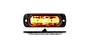 RS70014A 4-LED Ultra Slim Flush Mount 19-Flash Pattern Marker Strobe Light, Amber - image 1