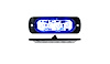 RS70014B 4-LED Ultra Slim Flush Mount 19-Flash Pattern Marker Strobe Light, Blue - image 1