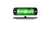 RS70014G 4-LED Ultra Slim Flush Mount 19-Flash Pattern Marker Strobe Light, GREEN - image 1