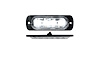 RS70014W 4-LED Ultra Slim Flush Mount 19-Flash Pattern Marker Strobe Light, White - image 1