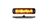 RS70016A 6-LED Ultra Slim Flush Mount 19-Flash Pattern Marker Strobe Light, Amber - image 3