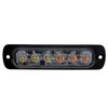 RS70016W-A White/Amber Switching 6-LED Ultra Slim Flush Mount 19-Flash Pattern Marker Strobe Light - image 2