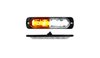 RS70016W-A White/Amber Switching 6-LED Ultra Slim Flush Mount 19-Flash Pattern Marker Strobe Light - image 3