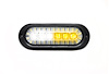 RS7003AWD Dual Function Ultra Thin Flush Mount Amber Flasher Strobe, w/ White LED DRL function, SAE Certified J595 & J2087 - image 1