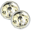 RS-7008 7 in. Diamond Cut Round HeadLight Conversion Lens, Holds H4 Bulbs, Pair - image 1
