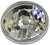 RS-7013 5.75 in. Diamond Cut Round HeadLight Conversion Lens, Pair - image 1
