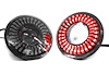 RS7RGBBC Atmosphere-Series 7 in. RGB Million Color Bluetooth HeadLight Kit, w/ Projector High & Low Beam Race Sport - image 1