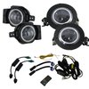 RS9JL4 9 in. Adapted HeadLights & 4 in. FogLights ColorSMART Combo Complete RGB Multi-Color Kit, 2018+ Jeep JL - image 2