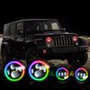 RS9JL4-C Chasing Version 9 in. Adapted HeadLights & 4 in. FogLights ColorSMART Combo Complete RGB Multi-Color Kit, 2018+ Jeep JL - image 2