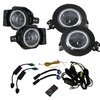 RS9JL4-C Chasing Version 9 in. Adapted HeadLights & 4 in. FogLights ColorSMART Combo Complete RGB Multi-Color Kit, 2018+ Jeep JL - image 3