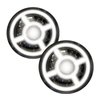 RS9JLAAH-RH 9 in. Adjustable Angle Beam 108W Headlight, w/ X-HALO DRL Functions + Round WHITE HALO - image 2