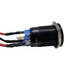 RS-B19MM-LEDY 19 mm 2-Position 12 V On/Off Pre-Wired Switch, w/ YELLOW LED & Black Flush Mount Finish - image 2