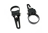 RSBKU10 1.73 in., 44 mm Universal Black Light Bar Clamp, w/ Stainless Steel Screw, Pair - image 1