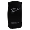 RSBLHB3W-1 Traverse 3-Position Way LED Logo Rocker Switch, w/ 4-Pins, Middle Off Function; 1 Up 2 Down - image 1