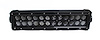 RSBO72 BLACKED OUT-Series 15 in. Straight Light Bar, Double Row, Silver Combo-Flood/Beam, 72W - image 1