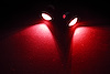RS-EE-RED Quarter Size Marker LED Custom Light, Red, w/ Mounting Back Bolt - image 1