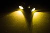 RS-EE-YELLOW Quarter Size Marker LED Custom Light, Yellow, w/ Mounting Back Bolt - image 1