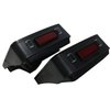 RSJ10SLT 8W/250LM LED Black Tail Light Replacements, Jeep Wrangler, w/ Smoked Lens & resistor pack, Pair - image 2