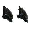 RSJ13SLT AMBER color Front Side Marker LEDs, 2007-2017 Jeep Wrangler, w/ black smoked Lens, 4W - 80 Lumens, Pair - image 2
