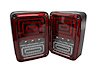 RSJ21SLT LED Tail Lamp Rear Lights, Red Color, 07+ Jeep Wrangler, 15W 450 Lumen, Pair - image 1