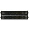 RSJK240G 120W Dual Row BLACKED OUT-Series LED Grille Light Bars, 07-17 Jeep Wrangler JK 4WD, w/ mounting bracket & Wire Harness - image 2