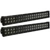 RSJK240G 120W Dual Row BLACKED OUT-Series LED Grille Light Bars, 07-17 Jeep Wrangler JK 4WD, w/ mounting bracket & Wire Harness - image 3