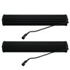 RSJK240G 120W Dual Row BLACKED OUT-Series LED Grille Light Bars, 07-17 Jeep Wrangler JK 4WD, w/ mounting bracket & Wire Harness - image 4