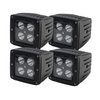 RSL14-12w Pillar Complete Kit, 07-17 Jeep Wrangler JK, w/ 4 x 12W Square Cube Aux Lights + L14 Pillar Bracket Set - image 4