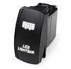 RSLE21W LED Rocker Switch, w/ White LED Radiance, LED Light Bar - image 1
