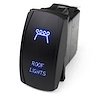 RSLJ15B LED Rocker Switch, w/ Blue LED Radiance, Roof Lights - image 1