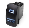 RSLJ29B LED Rocker Switch, w/ Blue LED Radiance, Windshield Light Bar - image 1