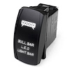 RSLJ46W LED Rocker Switch, w/ White LED Radiance, Bull Bar LED Light Bar - image 1