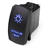 RSLJ57B LED Rocker Switch, w/ Blue LED Radiance, Interior Lights - image 1
