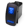 RSLS23B LED Rocker Switch, w/ BLUE LED Radiance, Stereo - image 1