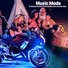 RSMCACS RGB Multi-Color LED Motorcycle Accent Strip Light Kit, w/ Bluetooth & RF Remote Control - image 1