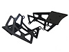 RS-NR-L14 Dual 3x3 in. Spot Light Window Pillar Brackets, Style 1, 07-17 Jeep Wrangler - image 1