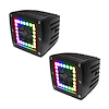 RSRGB12A 3x3 ColorADAPT HALO Cube Light Kit, w/ RGB Multi-Color Functions, Kit, w/ 2 cubes; Switch; Wire Harness; & remote - image 1