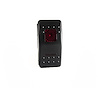RS-RP12VR LED Rocker 12 V On/Off Switch, Red - image 1