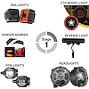 S1JJLK Stage 1 Road Runner External LED Lighting Combo Package, Fits 2018+ Jeep Wrangler JL - image 1