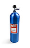 15 lb. Nitrous Oxide Bottle [Blue, Super Hi-Flo Valve, Includes Gauge]