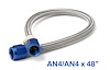 Stainless Steel Braided Nitrous Hose -4AN | -4AN