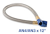 Stainless Steel Braided Nitrous Hose -3AN | -4AN - image 1
