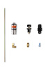 Nitrous Purge Valve Kit -6 AN Line [Black Finish]