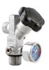 Super Hi-Flo Nitrous Bottle Valve with Blue Face Gauge for 5 lb. and Larger NOS Bottles - image 2